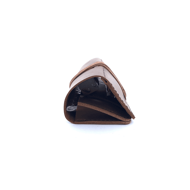 Tabaquera de cuero color Chocolate