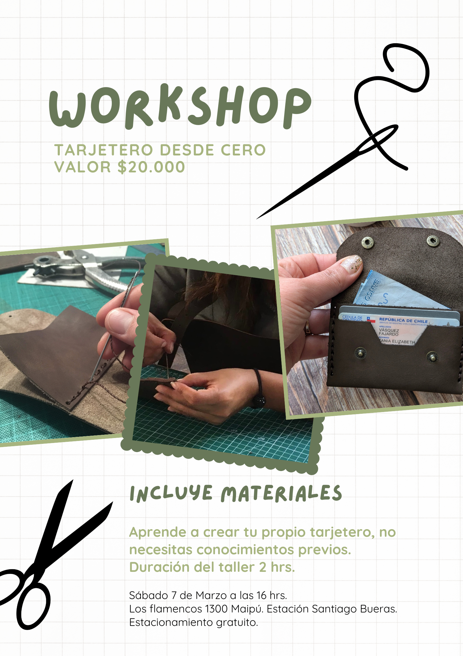 Taller para fabricar tu propio tarjetero  1