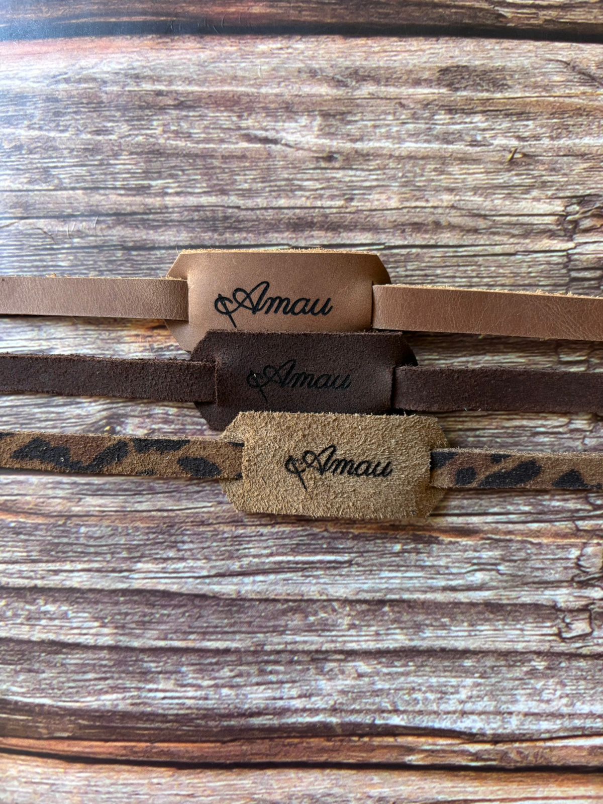 20% DCTO/Pack 3 straps de cuero para lentes 4