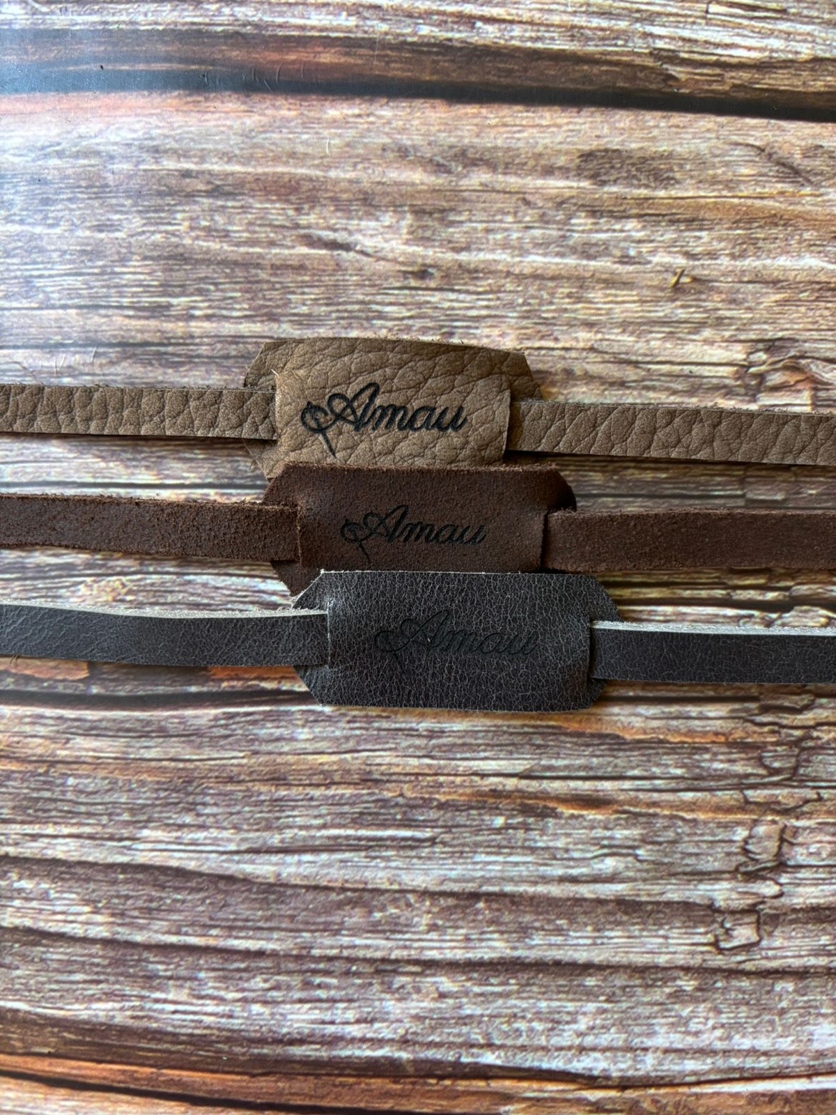 20% DCTO/Pack 3 straps de cuero para lentes 10