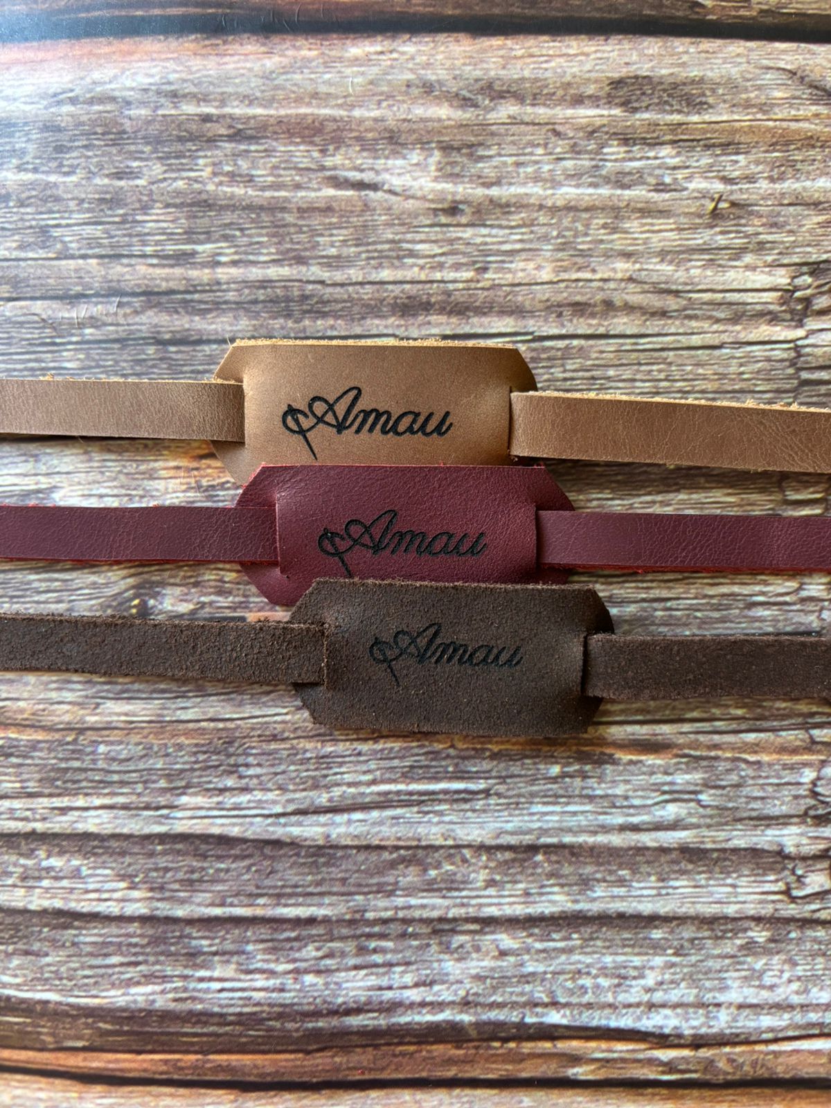 20% DCTO/Pack 3 straps de cuero para lentes 17