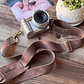 Strap de cuero para cámara fotográfica ETM color Chocolate - Miniatura 1