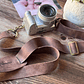 Strap de cuero para cámara fotográfica ETM color Chocolate - Miniatura 6