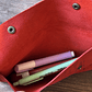 Estuche de cuero color Matuasto Rojo L - Miniatura 2
