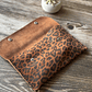 Estuche de cuero color Leopardo Tabaco L - Miniatura 2