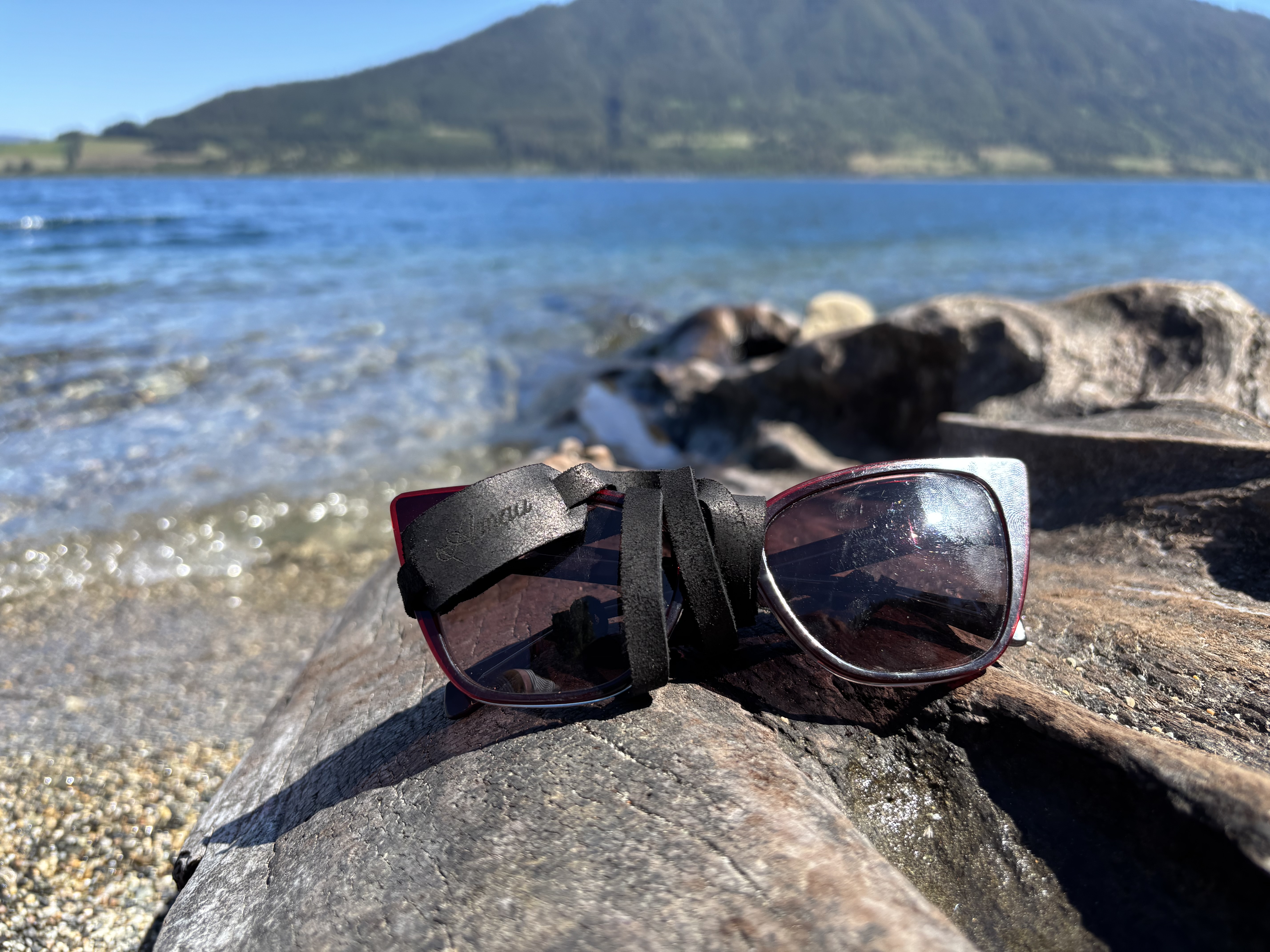 Strap de cuero para lentes color Negro 7