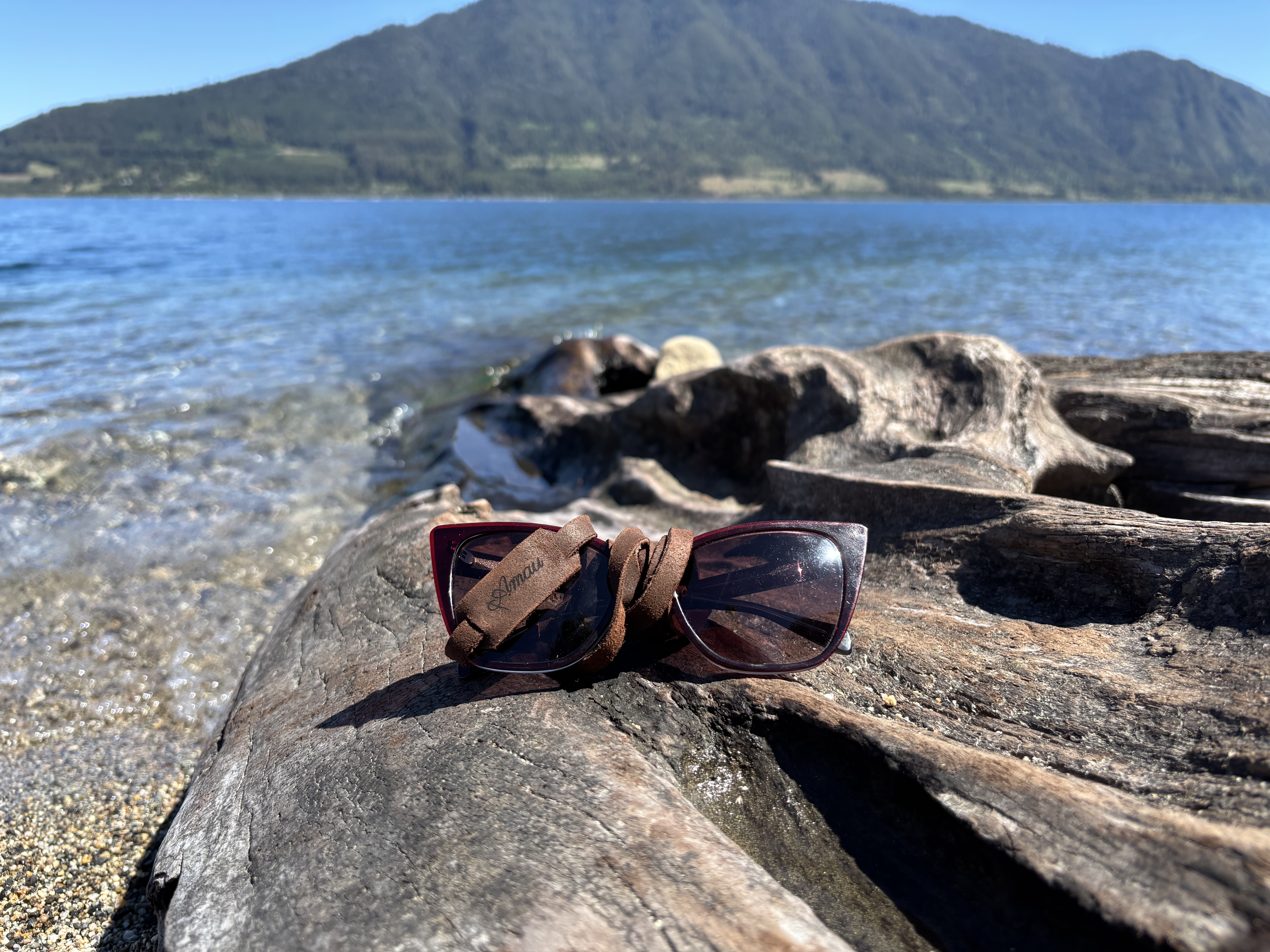 Strap de cuero para lentes color Chocolate 7