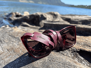 Strap de cuero para lentes color Guinda