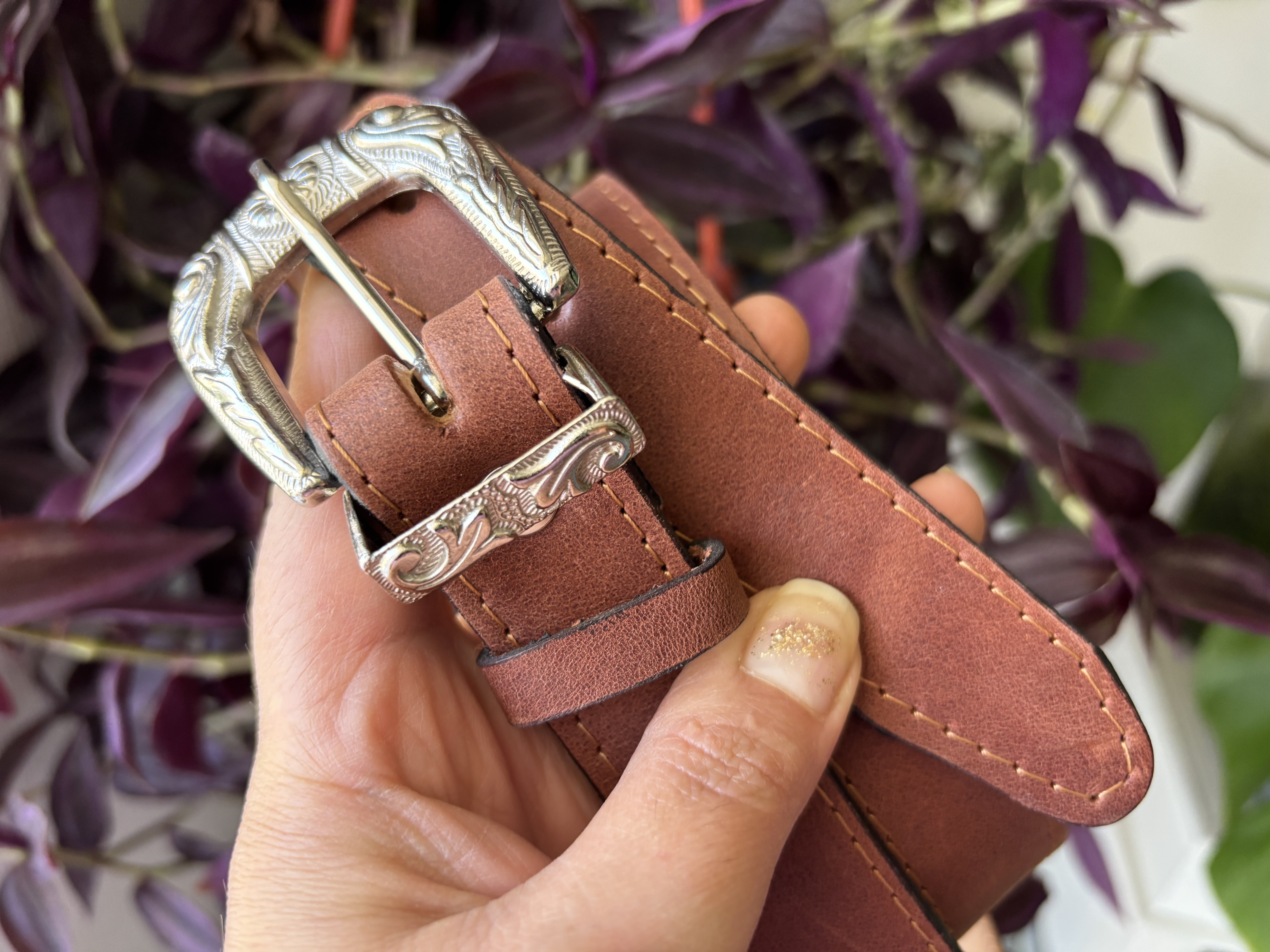 Cinturón de cuero Copihue 3