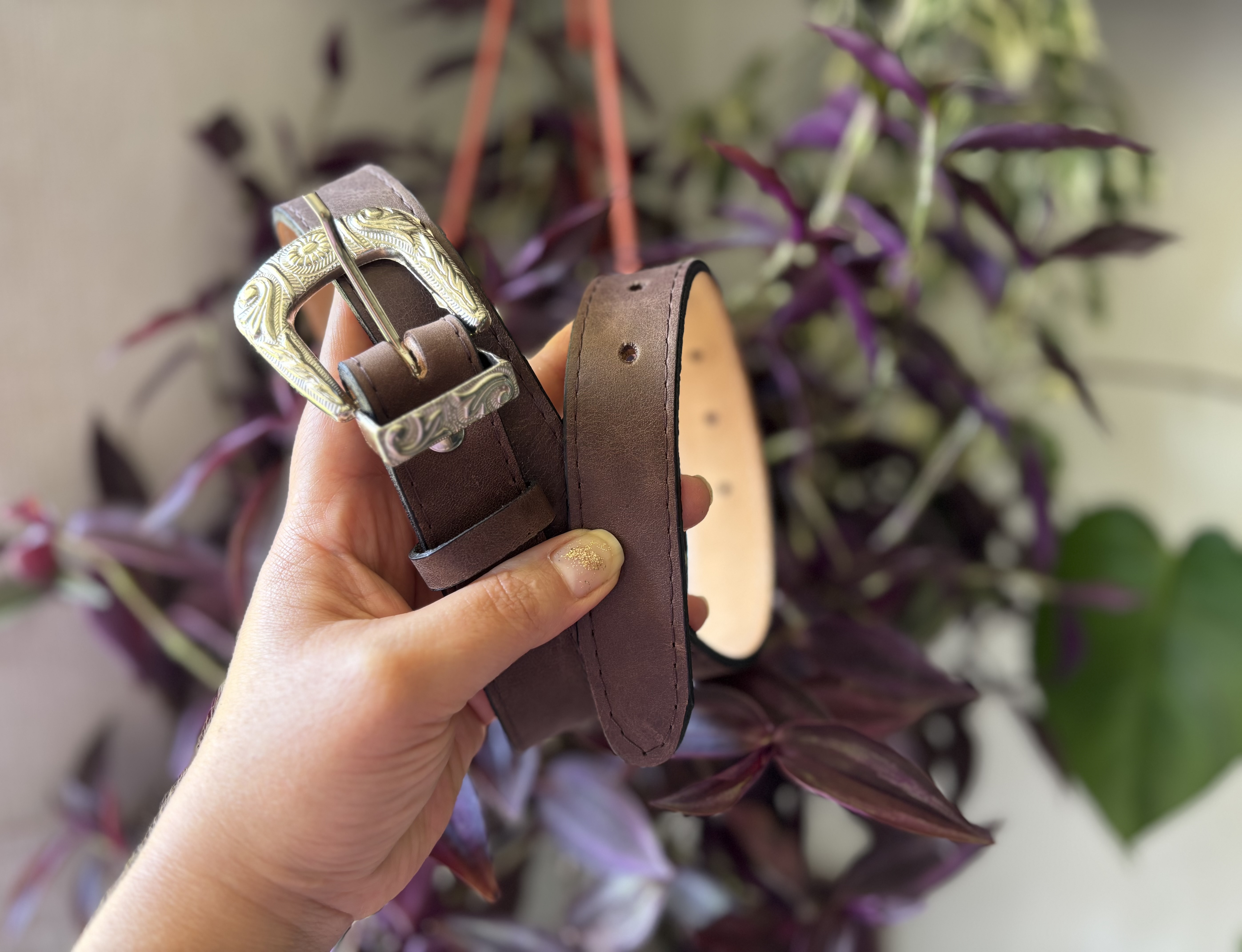 Cinturón de cuero Copihue 4