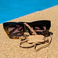 Strap de cuero para lentes color Leopardo Trigo - Miniatura 2