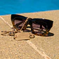 Strap de cuero para lentes color Leopardo Trigo - Miniatura 3