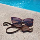 Strap de cuero para lentes color Chocolate - Miniatura 6