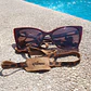 Strap de cuero para lentes color Leopardo Taupe - Miniatura 2