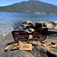 Strap de cuero para lentes color Leopardo Taupe - Miniatura 3