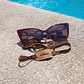 Strap de cuero para lentes color Leopardo Taupe - Miniatura 8