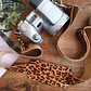 Strap de cuero para cámara fotográfica color  Leopardo ETM - Miniatura 1