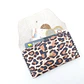 Monedero de cuero color Leopardo blanco - Miniatura 1