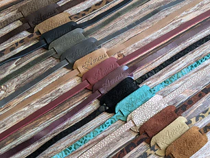 20% DCTO/Pack 3 straps de cuero para lentes