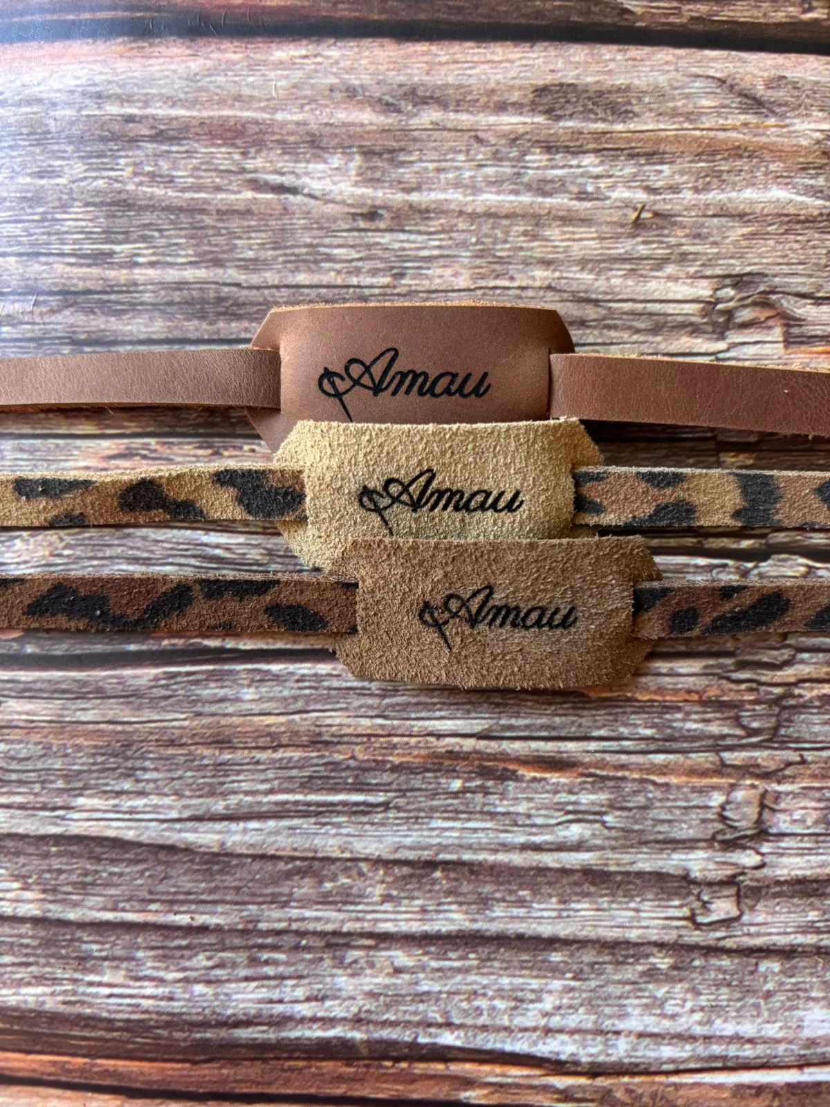 20% DCTO/Pack 3 straps de cuero para lentes 6