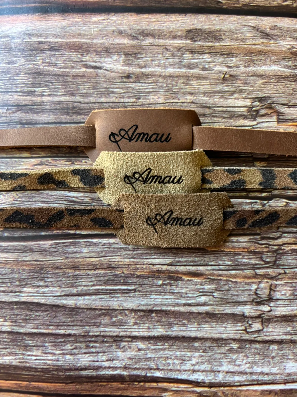 20% DCTO/Pack 3 straps de cuero para lentes 9