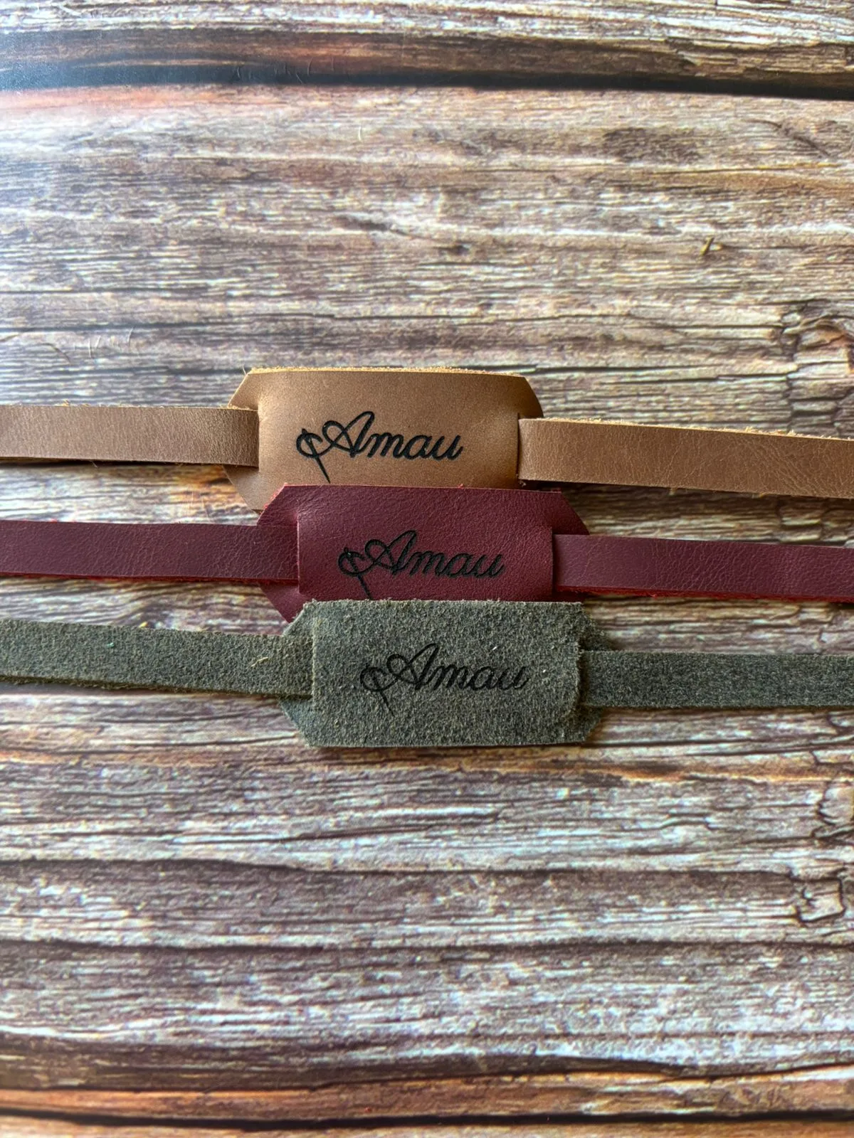 20% DCTO/Pack 3 straps de cuero para lentes 29