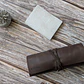 Estuche de cuero roll-on con 12 compartimientos color Chocolate - Miniatura 6