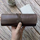Estuche de cuero roll-on con 12 compartimientos color Chocolate - Miniatura 10