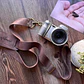 Strap de cuero para cámara fotográfica ETM color Chocolate - Miniatura 4