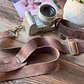 Strap de cuero para cámara fotográfica ETM color Chocolate - Miniatura 6