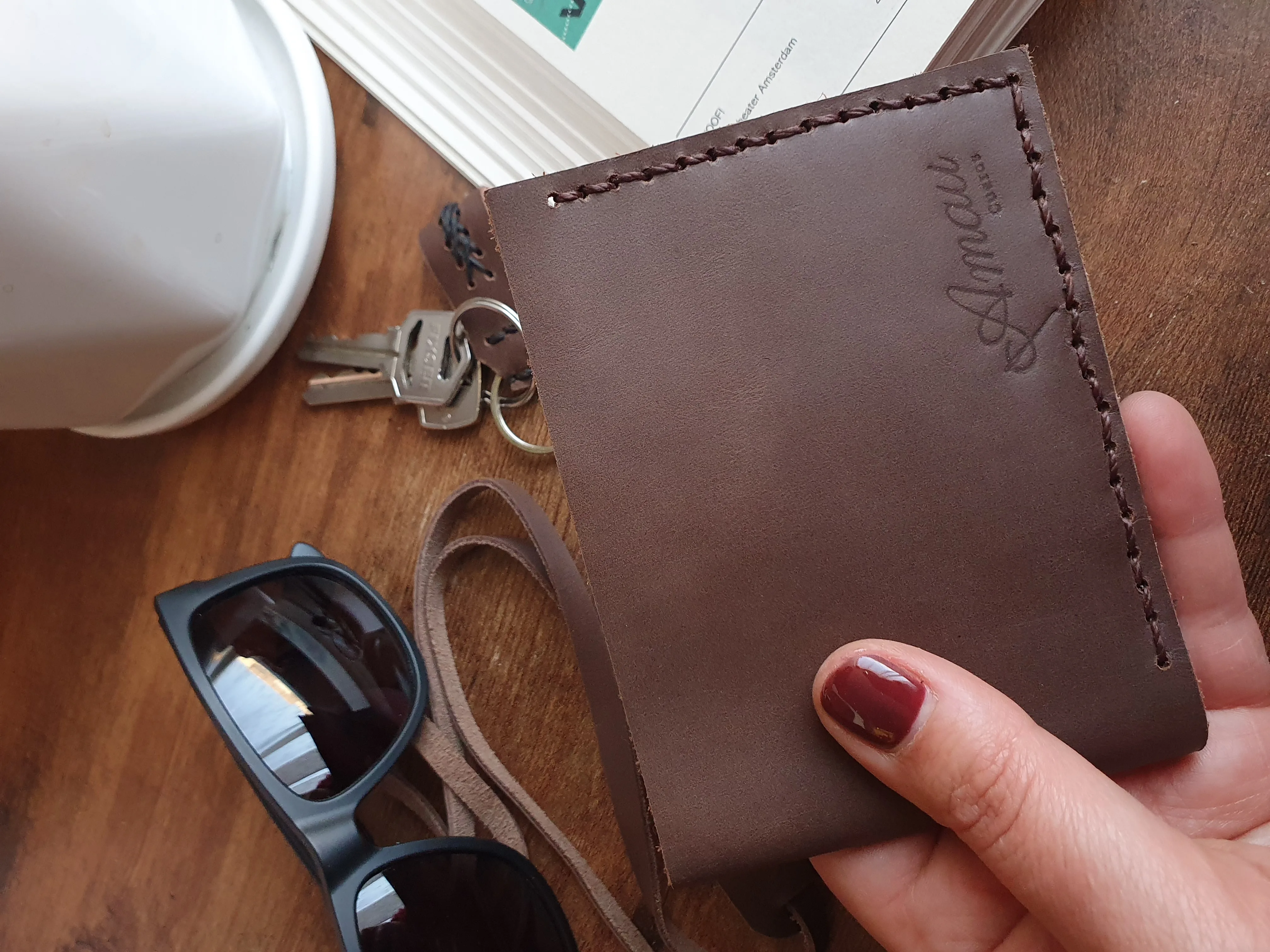 Billetera Nomade Chocolate Negro 1
