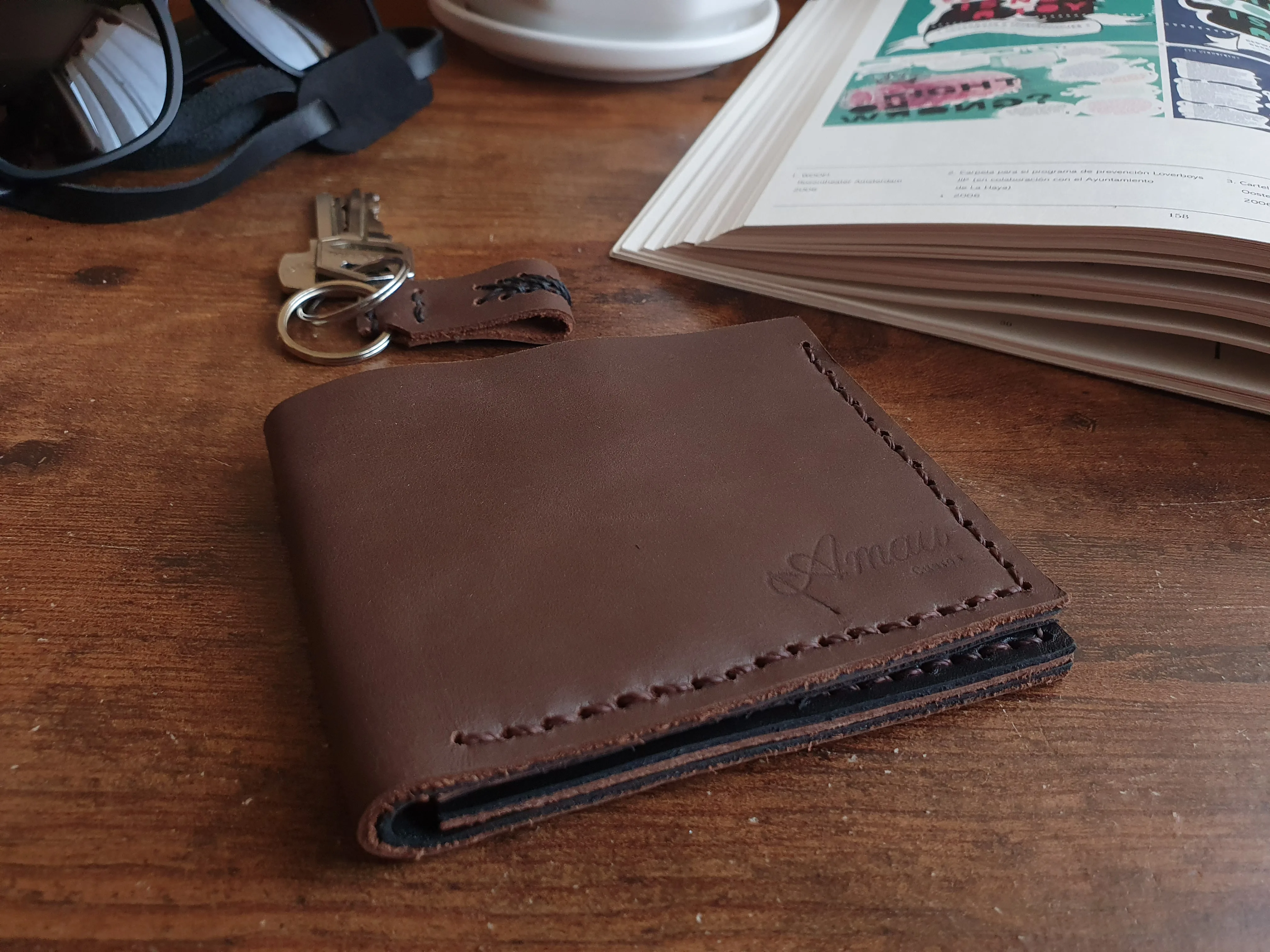 Billetera Nomade Chocolate Negro 2