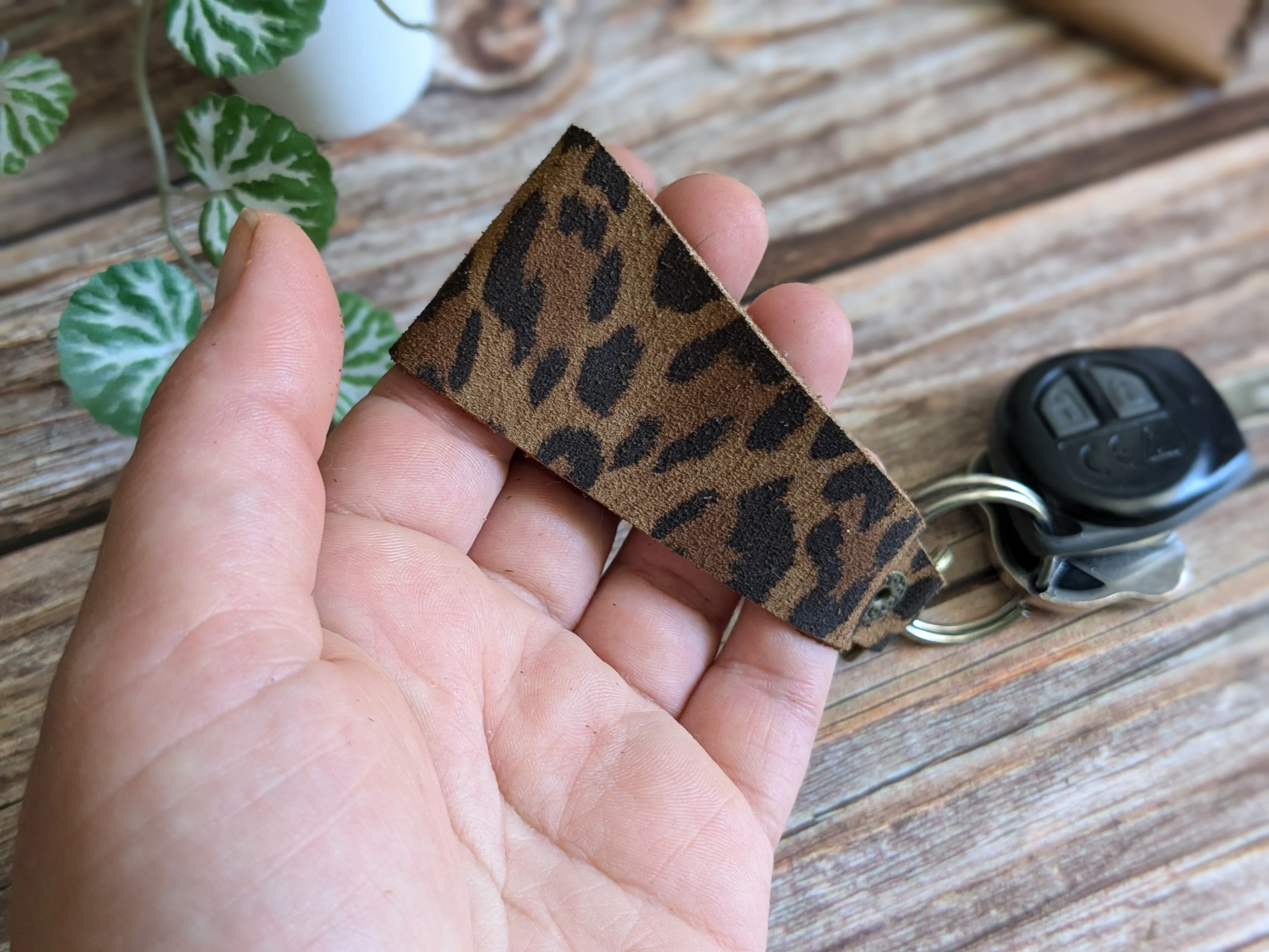 Llavero Amau color Leopardo Taupe 6