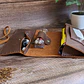 Tabaquera de cuero color Chocolate - Miniatura 4