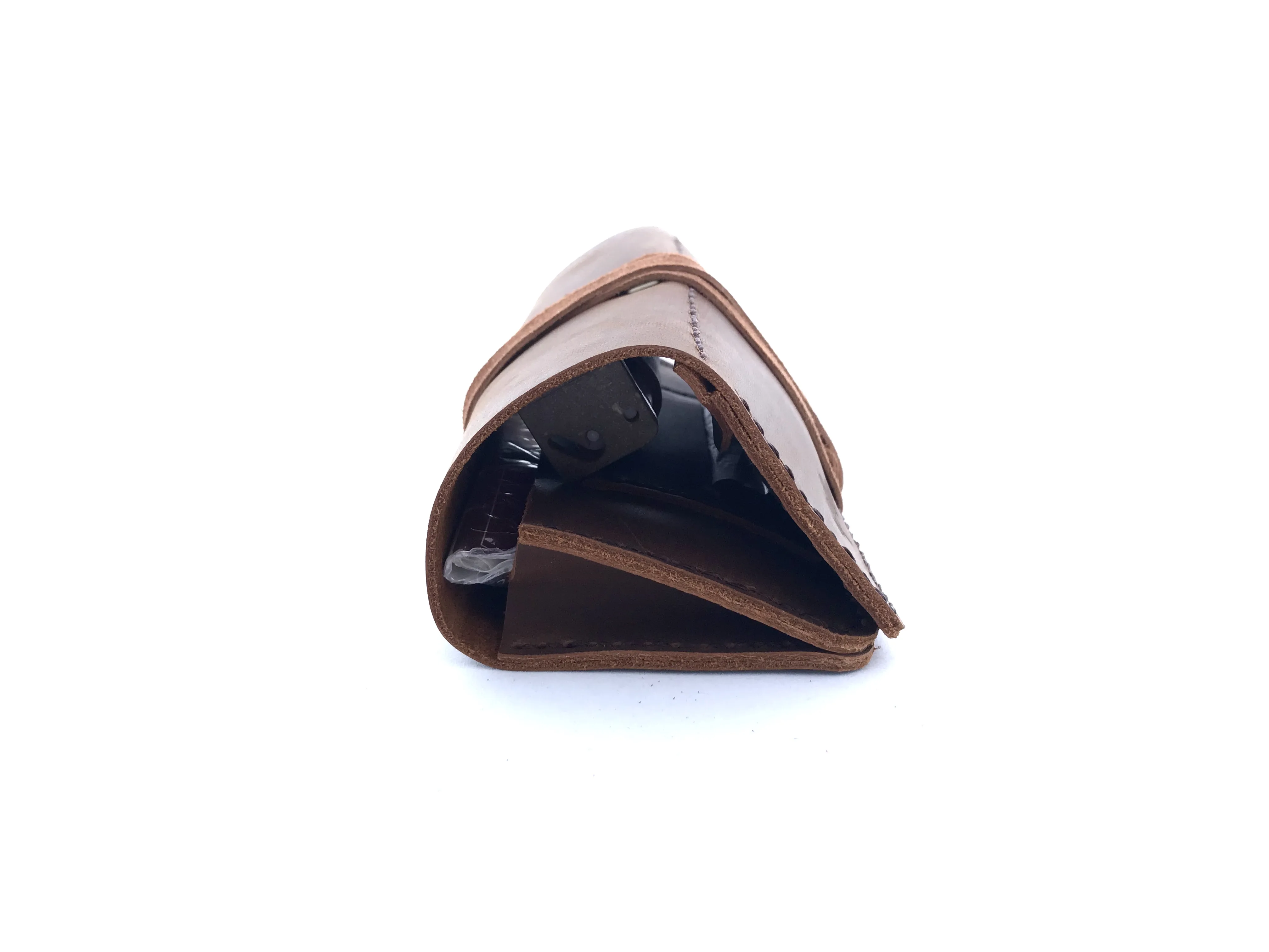 Tabaquera de cuero color Chocolate 6