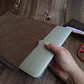 Funda de cuero para notebook de 13
