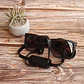Correa de cuero para lentes color Leopardo Negro - Miniatura 4