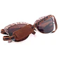 Correa de cuero para lentes colo Leopardo Roble - Miniatura 5