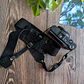 Correa para cámara fotográfica ETC cuero Leopardo Negro - Miniatura 5