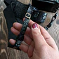 Correa para cámara fotográfica ETC cuero Leopardo Negro - Miniatura 7