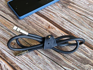 Organizador de cables color Azul