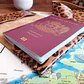 Funda pasaporte de cuero color Leopardo - Miniatura 3