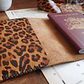 Funda pasaporte de cuero color Leopardo - Miniatura 5