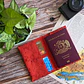 Portapasaporte color Cobra Rojo - Miniatura 1