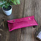 Estuche de cuero color Cobra Rosa M - Miniatura 5