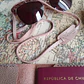 Strap para lentes cuero color Rosa Plata - Miniatura 3