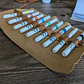 Estuche de cuero roll-on 9 compartimientos color Italiano - Miniatura 3