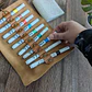 Estuche de cuero roll-on 9 compartimientos color Italiano - Miniatura 7