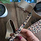 Correa para cámara fotográfica ETC color Leopardo blanco - Miniatura 3