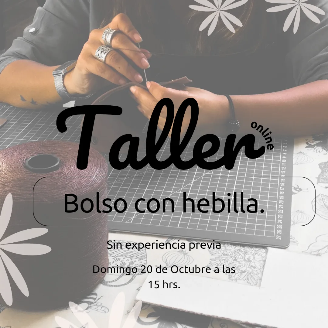 Taller online para fabricar tu propio bolso de cuero  2